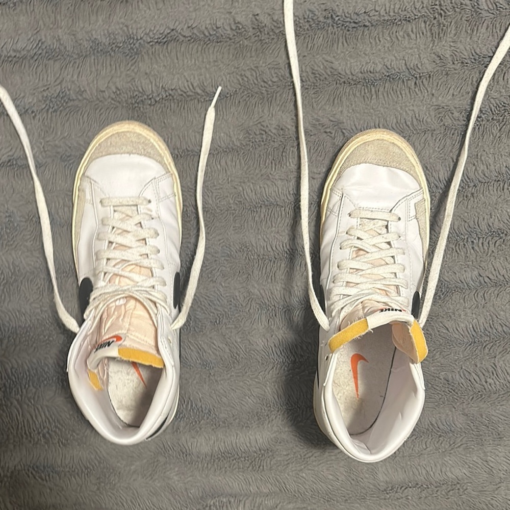 Nike White High-Top Sneakers